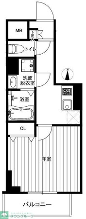 パレスシンシア江東橋の物件間取画像